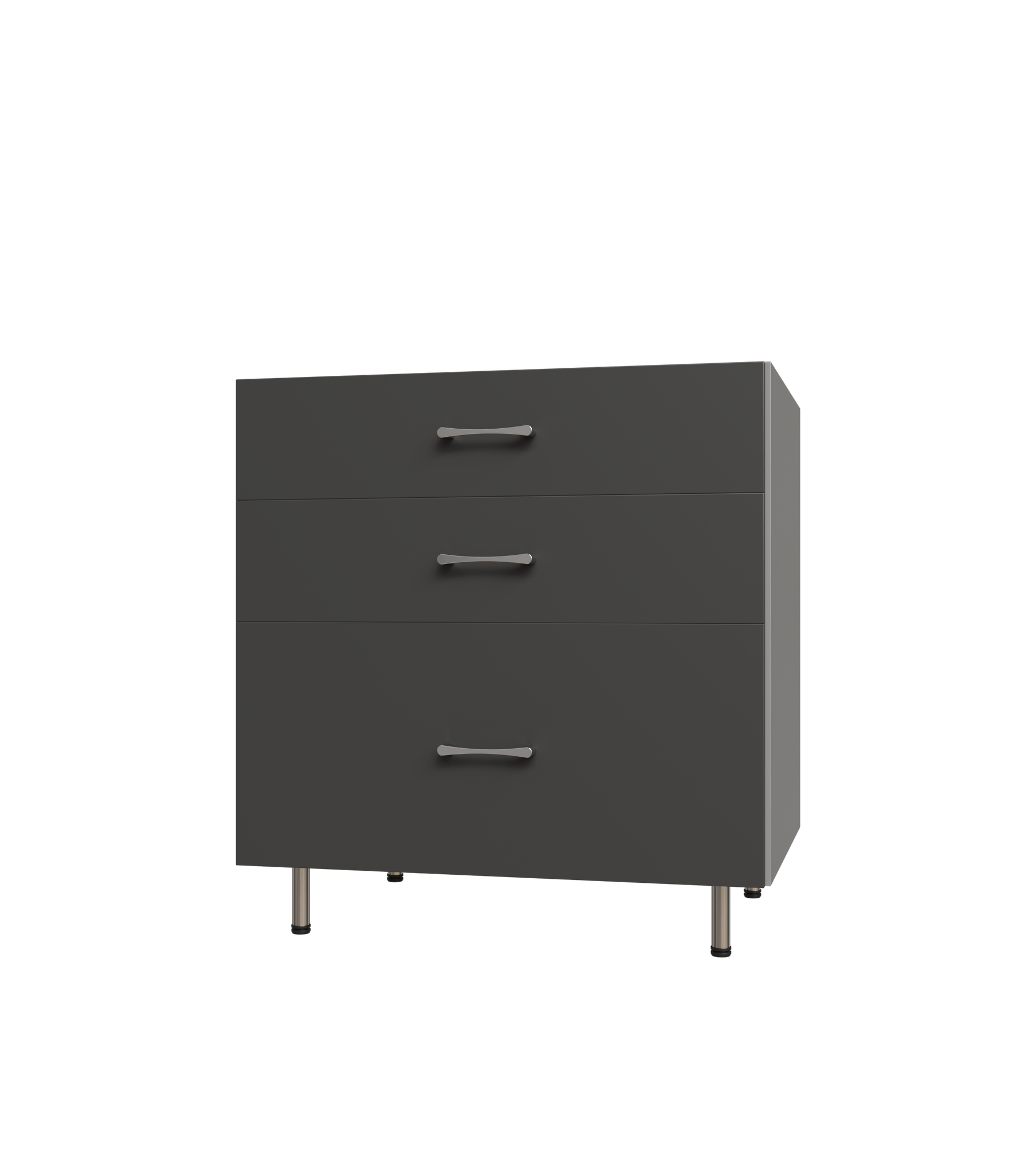3 Drawer Base Shelf Tower