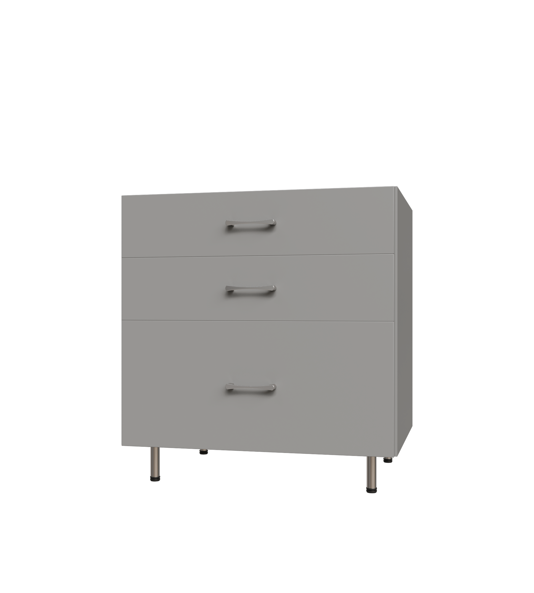 3 Drawer Base Shelf Tower