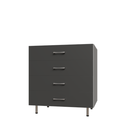 4 Drawer Base Shelf Tower
