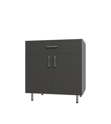Lower Door, 1 Drawer Base Shelf Tower