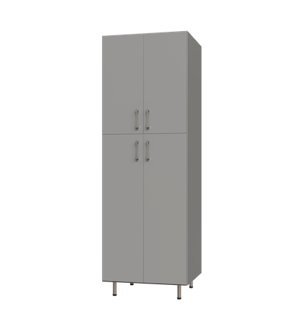 Split Door Tall Shelf Tower