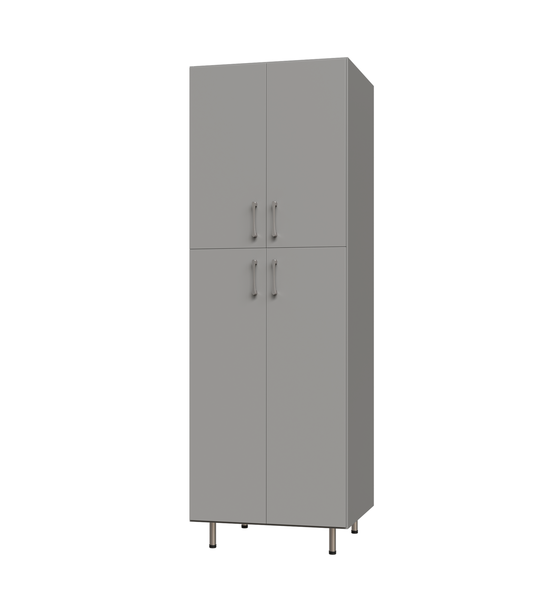 Split Door Tall Shelf Tower