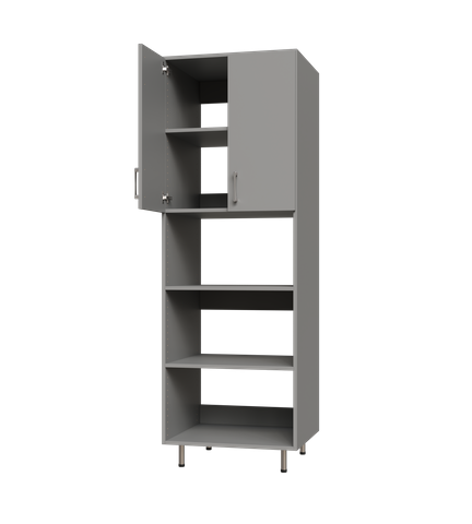 Upper Door Tall Shelf Tower