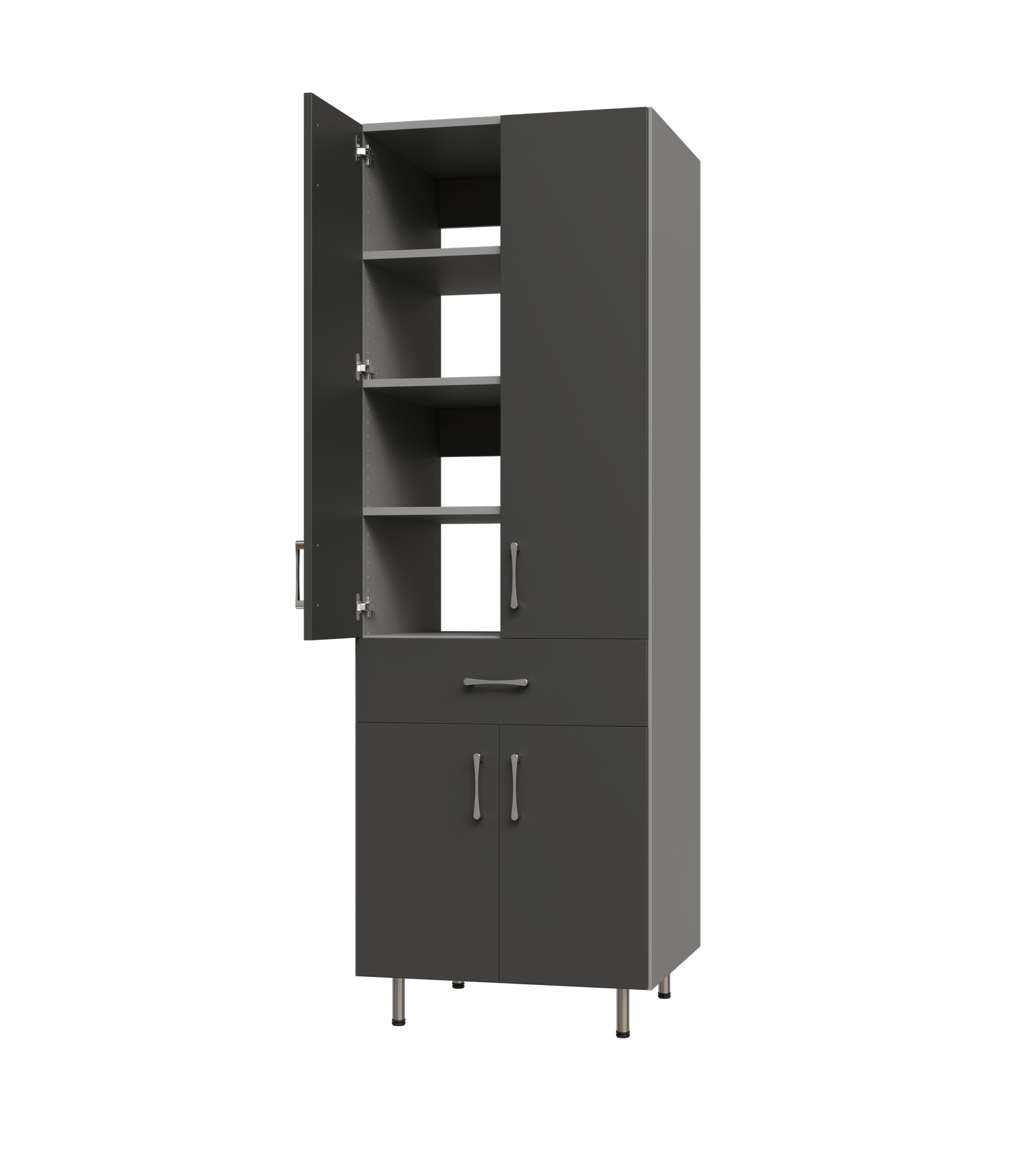 Door, 1 Drawer Tall Shelf Tower