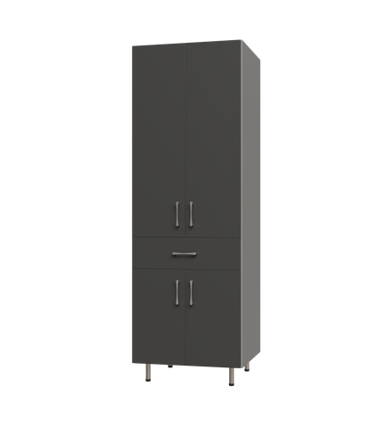 Door, 1 Drawer Tall Shelf Tower