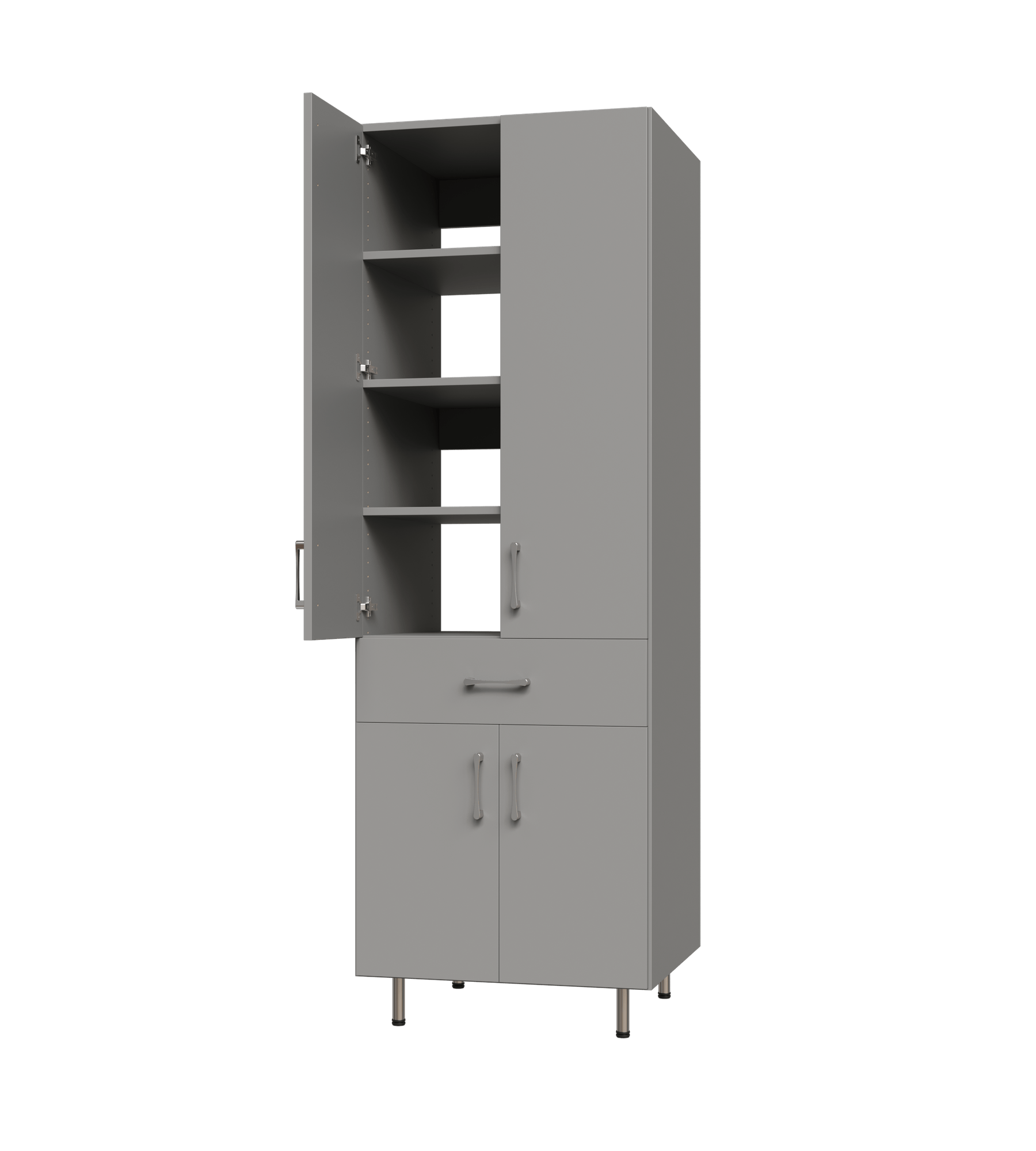 Door, 1 Drawer Tall Shelf Tower
