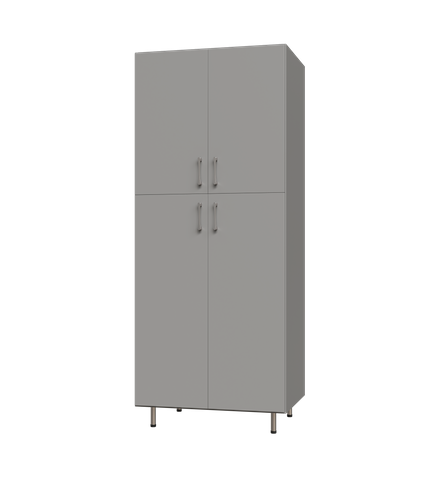 Split Door Tall Shelf Tower
