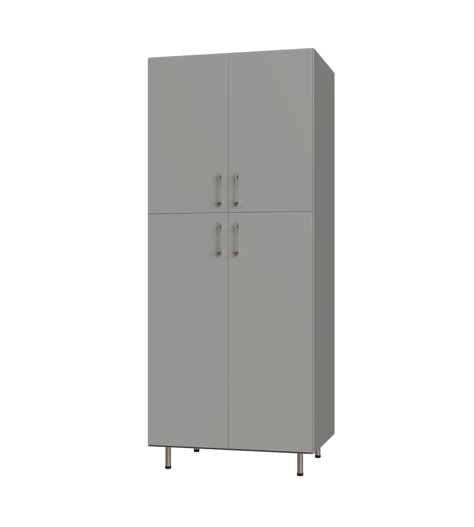Split Door Tall Shelf Tower