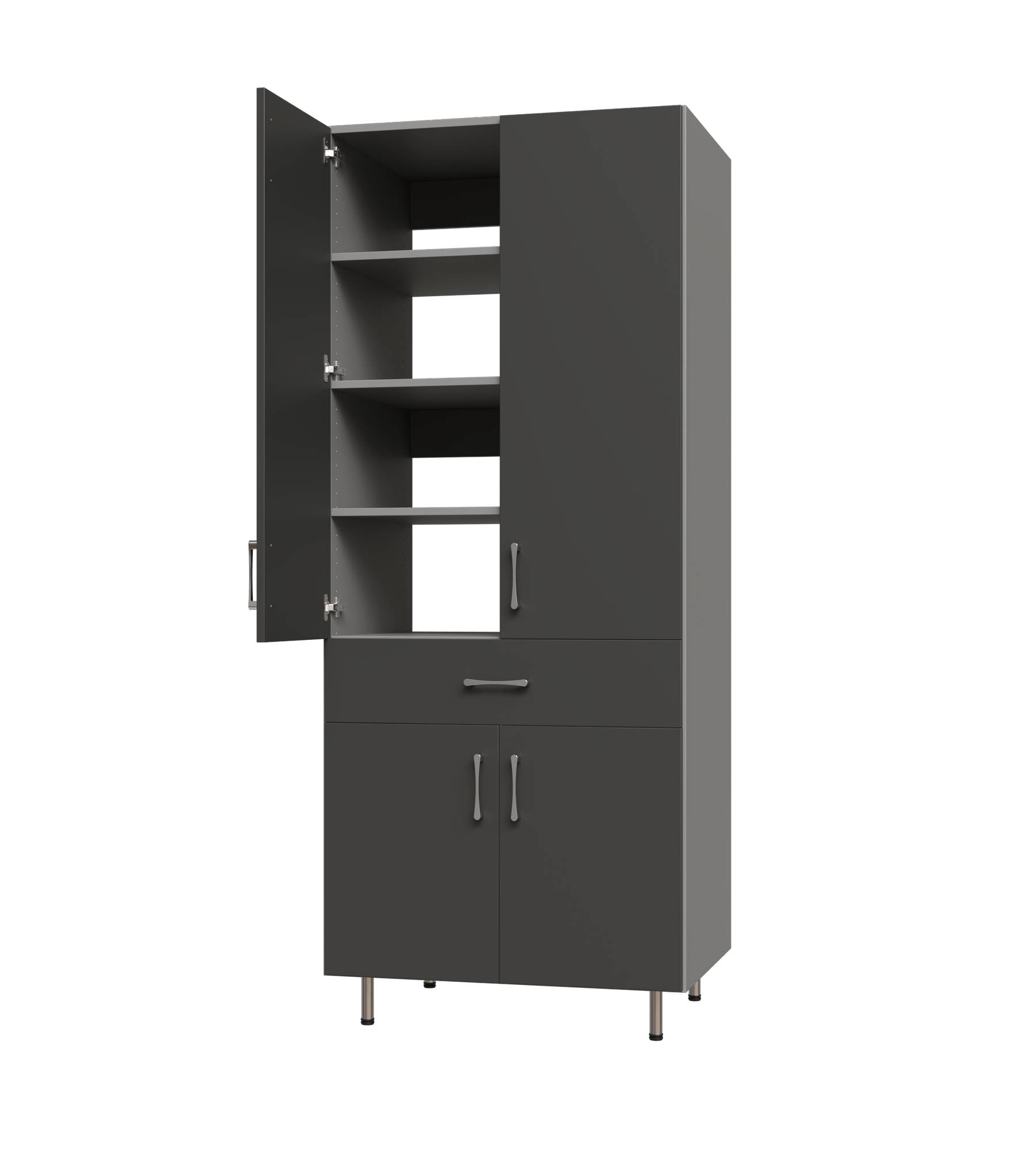 Door, 1 Drawer Tall Shelf Tower