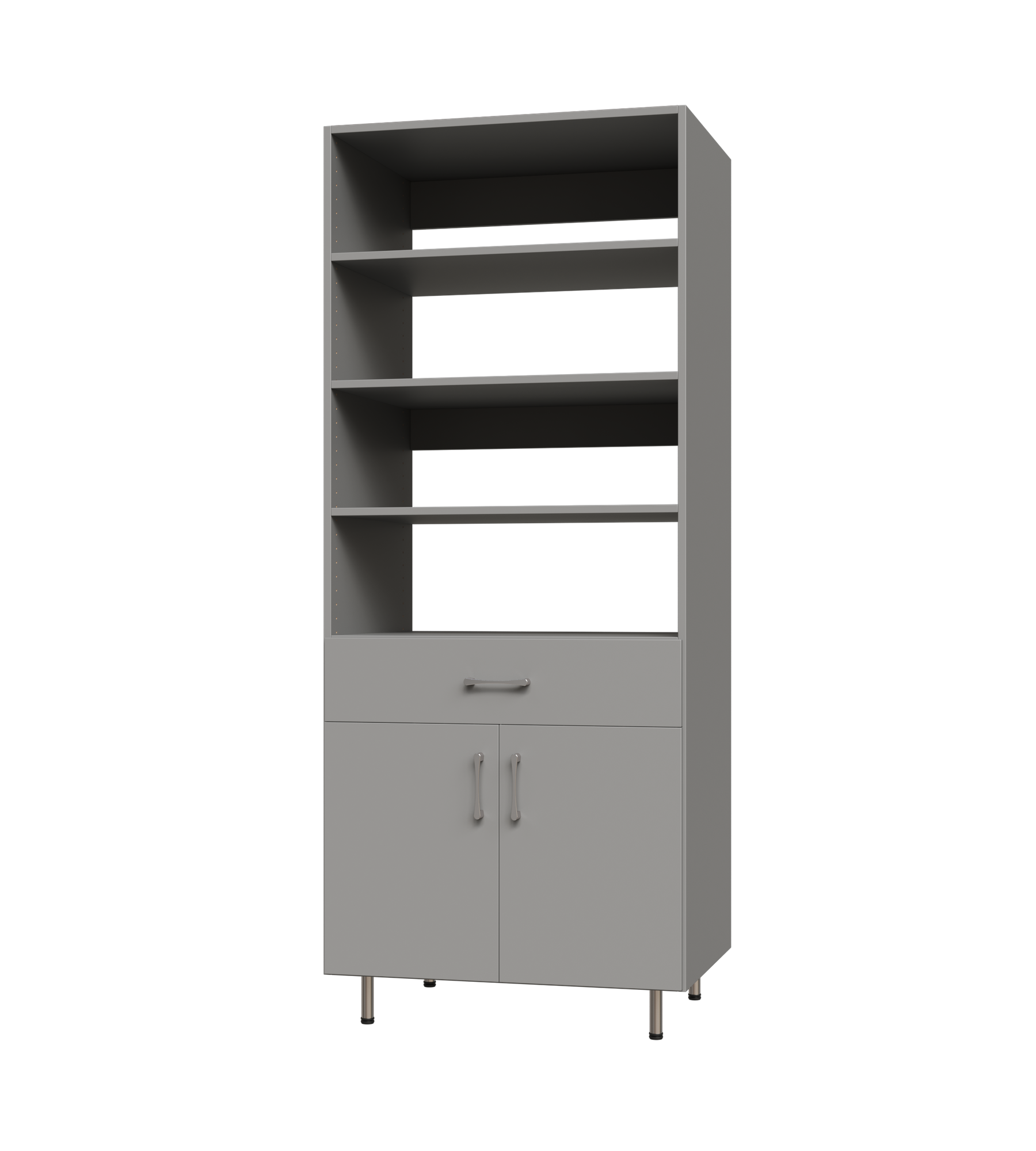 Lower Door, 1 Drawer Tall Shelf Tower