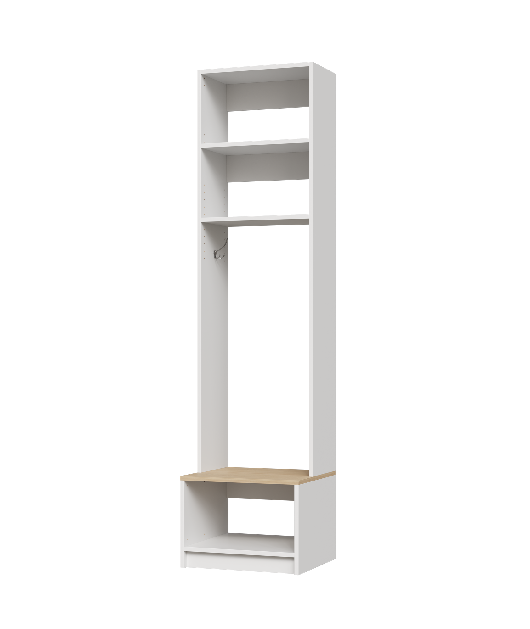 White/Natural Oak 21 No