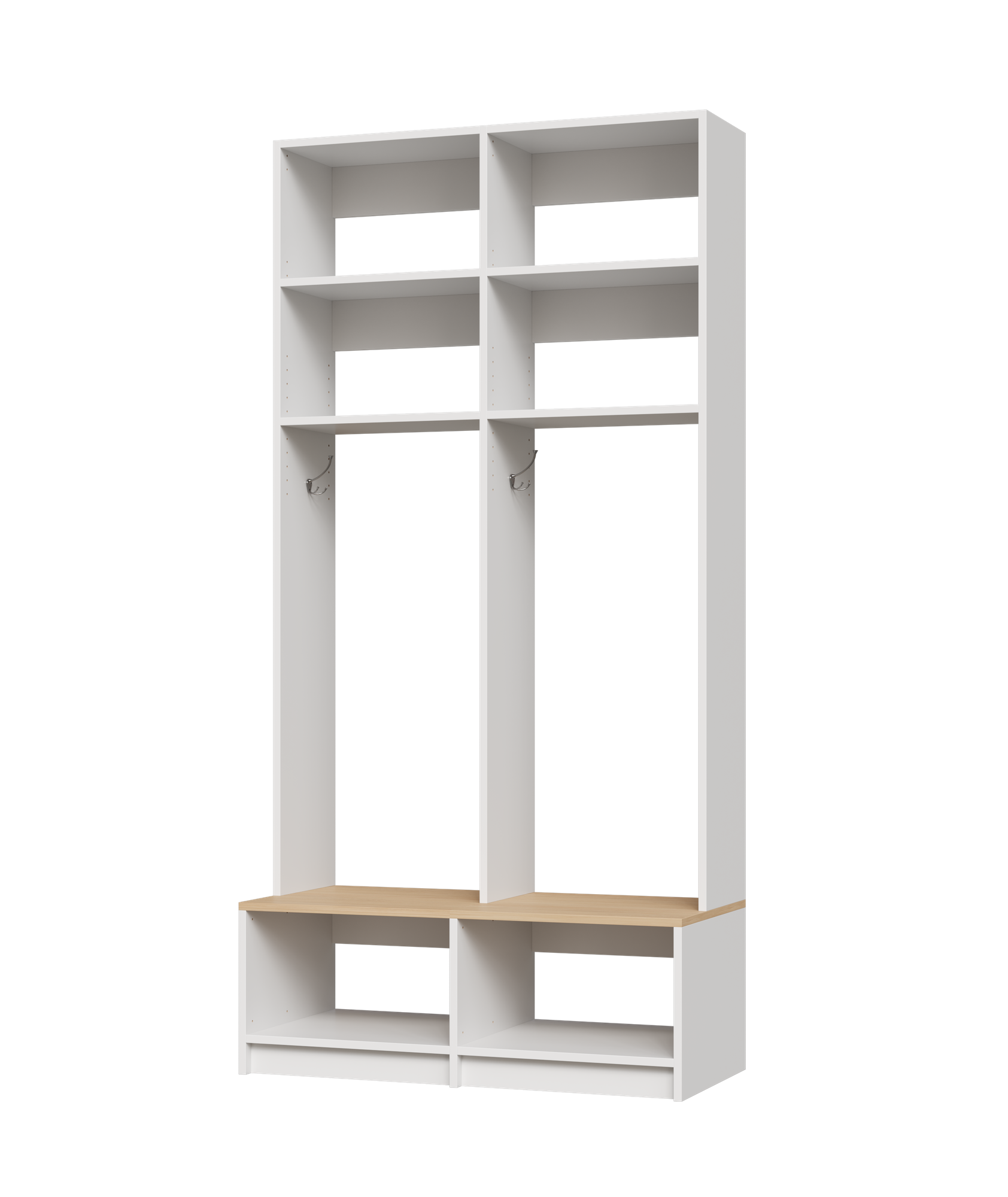 White/Natural Oak 41.25 No
