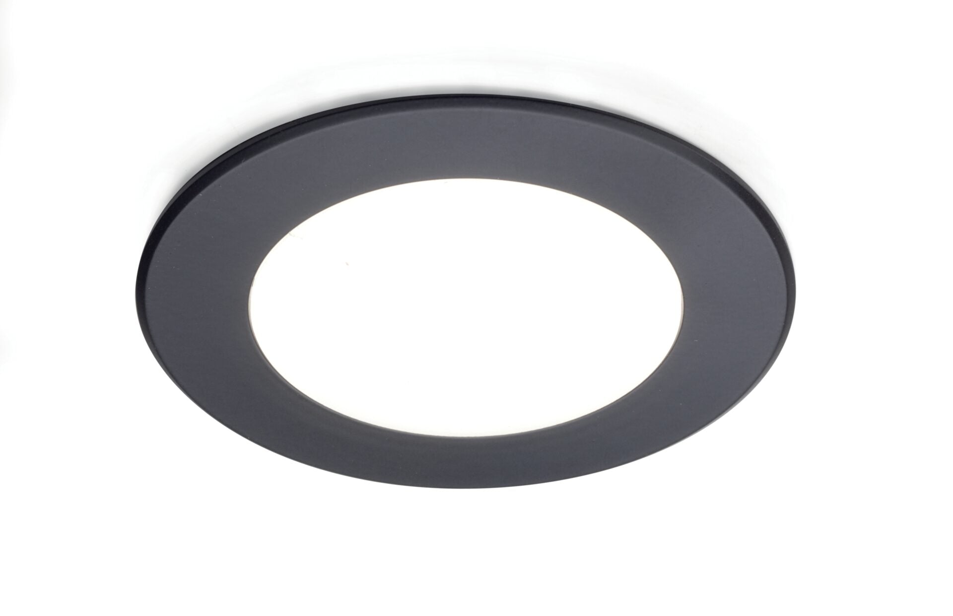 Lighting, 3W 4K Black Trim Puck Light