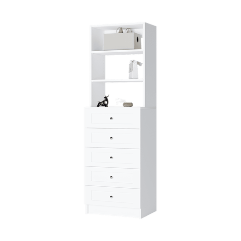 5 Drawer Hutch Tower