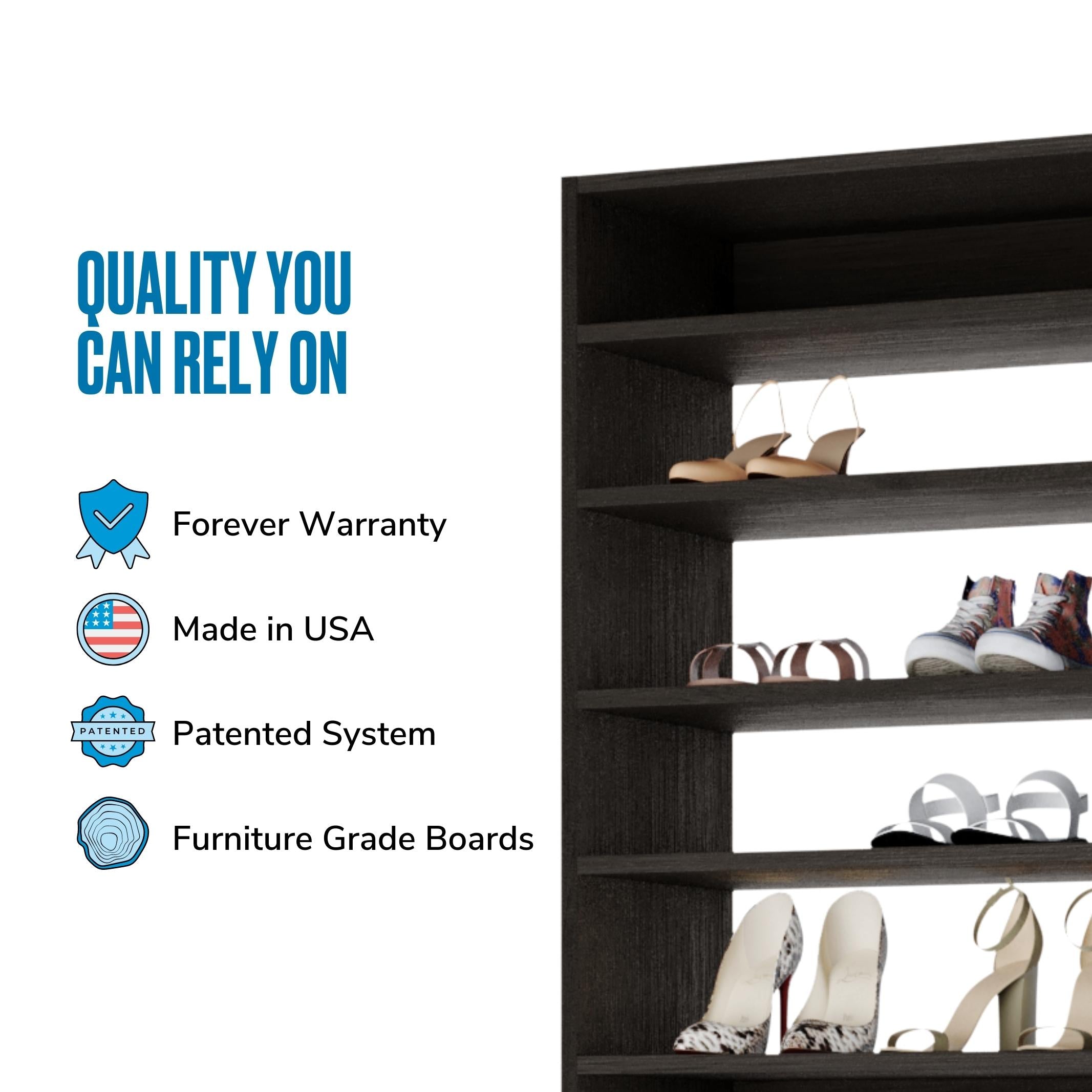 Straight (8 Shelves) Grey ab_test