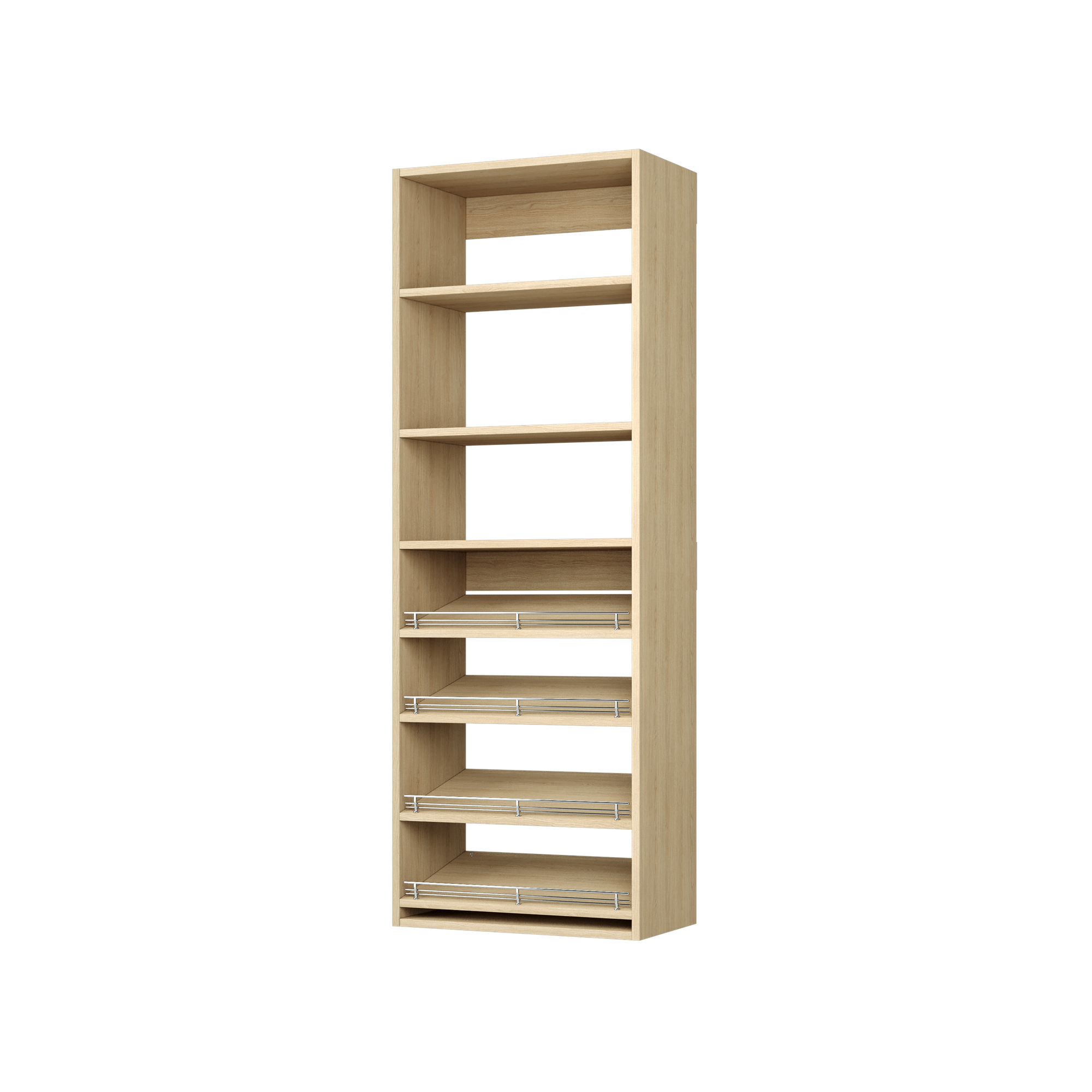 Natural Oak Slanted (4 Shelves)