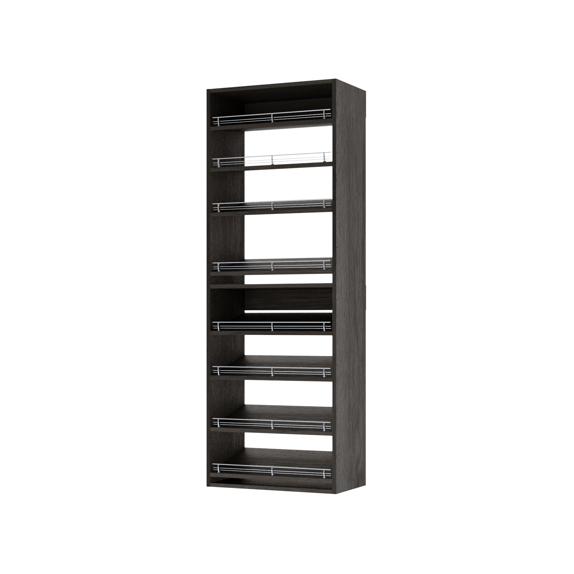 Grey Slanted (8 Shelves)