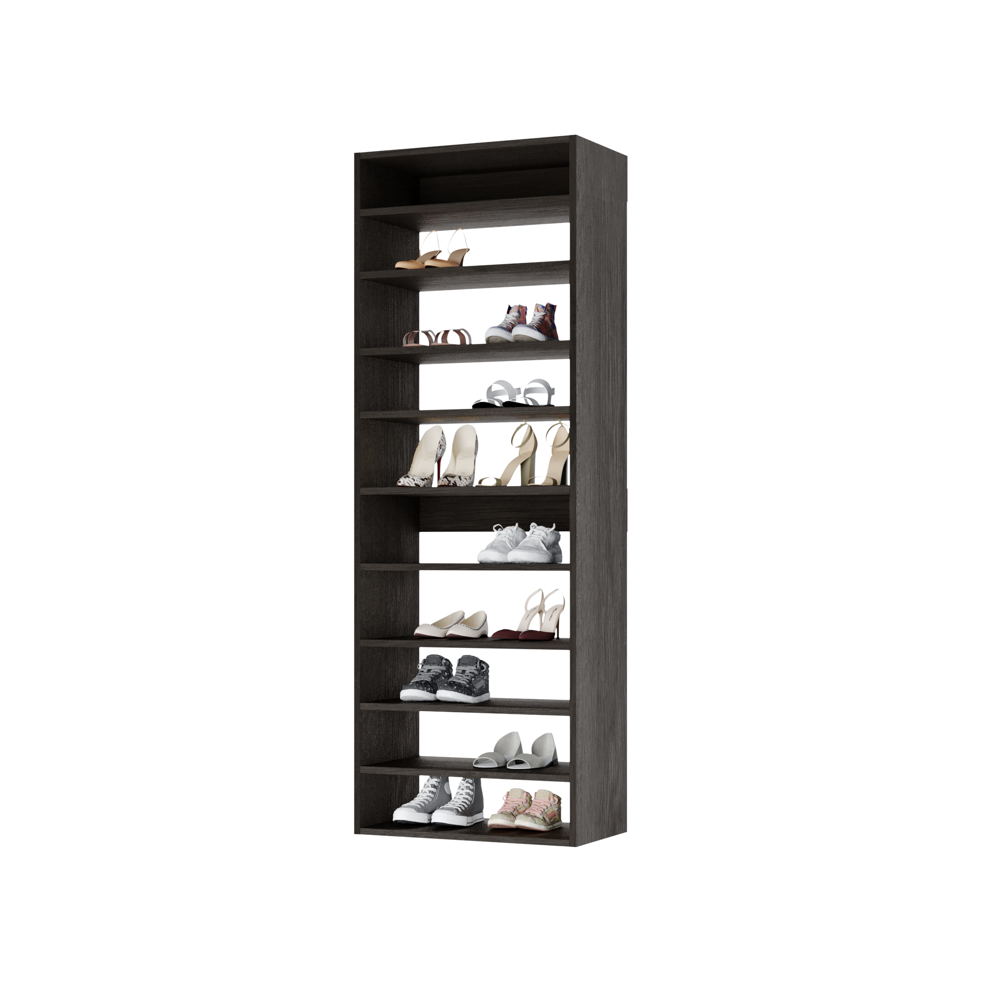 Grey Straight (8 Shelves)
