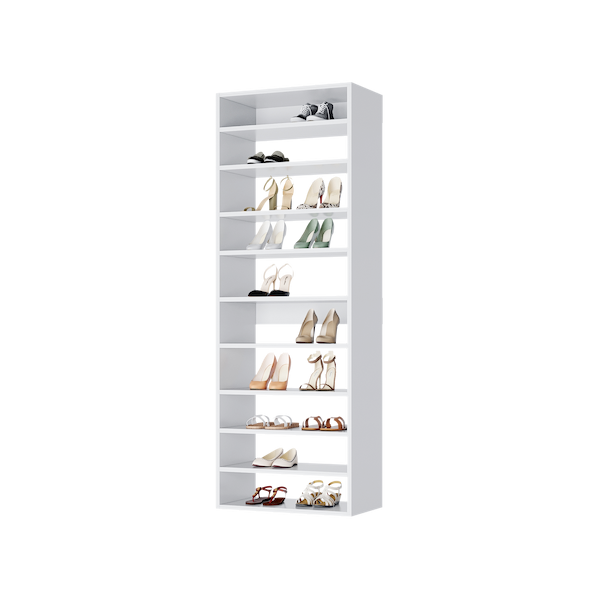 Tall Shoe Rack: Wood Shoe Rack for Closet [In Stock Now]