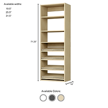 Natural Oak Slanted (4 Shelves)