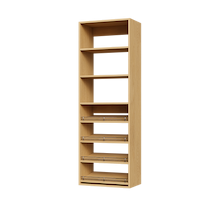 Natural Oak 4 Slanted Shelves