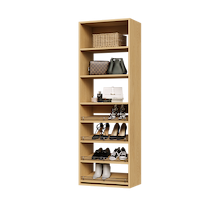 Natural Oak 4 Slanted Shelves