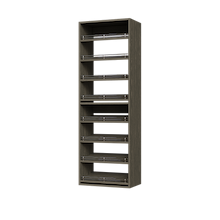 Grey 8 Slanted Shelves