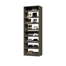 Grey 8 Slanted Shelves