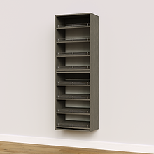 Grey 8 Slanted Shelves