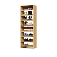 Natural Oak 8 Slanted Shelves