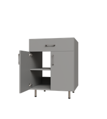 Lower Door, 1 Drawer Base Shelf Tower
