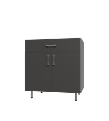 Lower Door, 1 Drawer Base Shelf Tower
