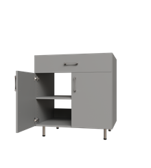 Lower Door, 1 Drawer Base Shelf Tower
