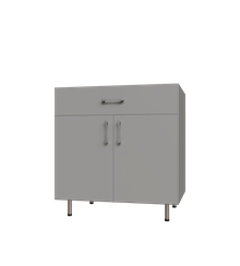 Lower Door, 1 Drawer Base Shelf Tower