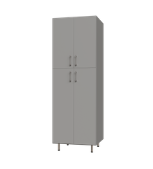 Split Door Tall Shelf Tower