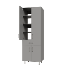 Door, 1 Drawer Tall Shelf Tower