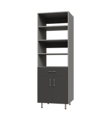 Lower Door, 1 Drawer Tall Shelf Tower