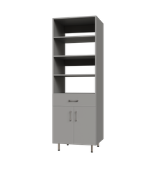Lower Door, 1 Drawer Tall Shelf Tower