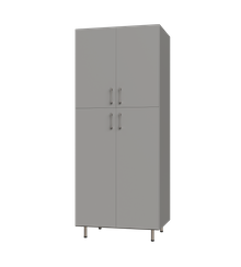 Split Door Tall Shelf Tower