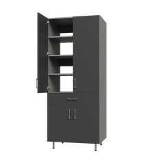 Door, 1 Drawer Tall Shelf Tower