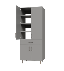 Door, 1 Drawer Tall Shelf Tower