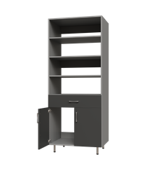 Lower Door, 1 Drawer Tall Shelf Tower