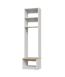 White/Natural Oak 21 No