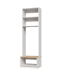 White/Natural Oak 25.5 No