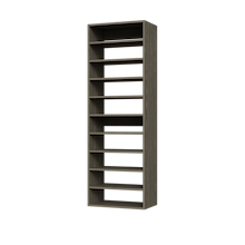 Grey 10 Straight Shelves