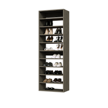 Grey 10 Straight Shelves