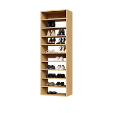 Natural Oak 10 Straight Shelves