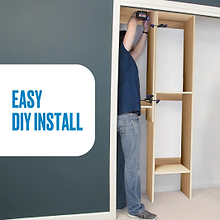 Slanted (4 Shelves) Natural Oak DIY Install ab_test
