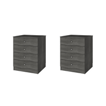 Grey slab drawer