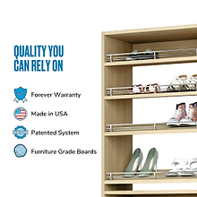 Slanted (8 Shelves) Natural Oak ab_test
